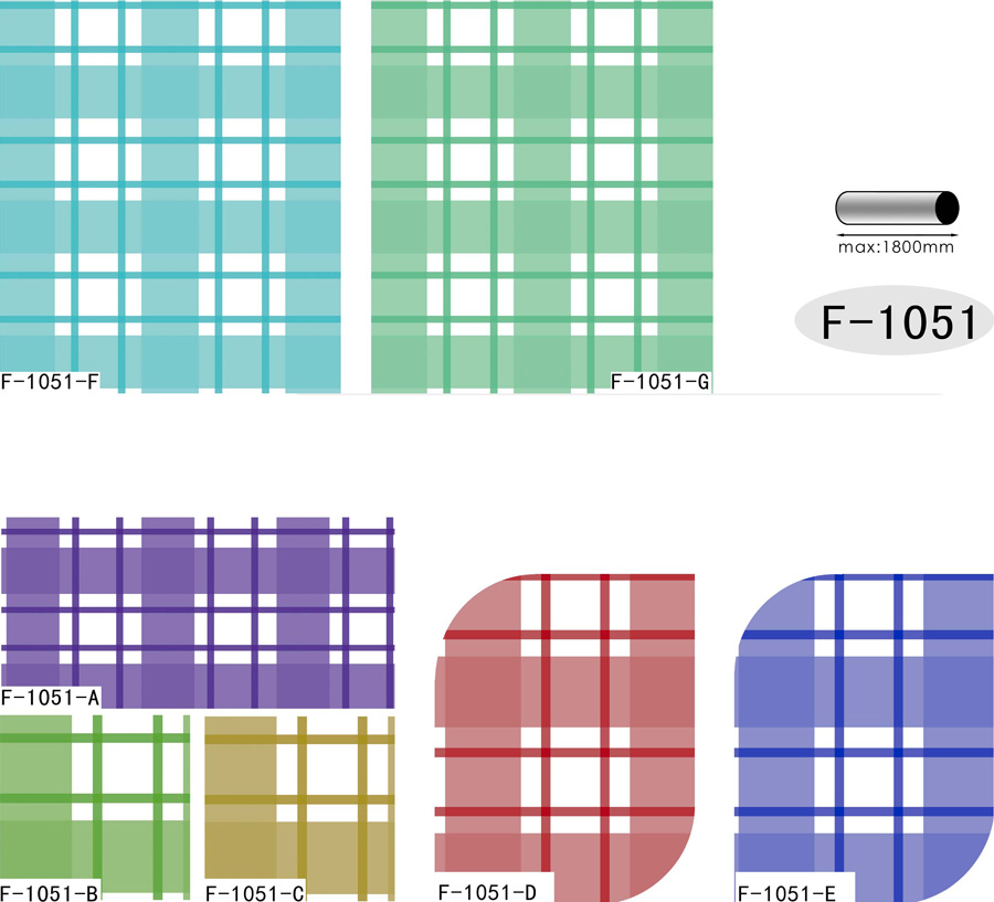Table Cover - Printed Table Cover - Creative Designs (Plaid,Stripe,Dot) Table Cover - F-1051