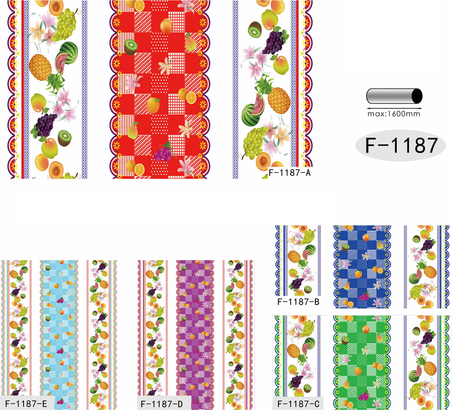 Table Cover - Printed Table Cover - Fruits Series Table Cover - F-1187