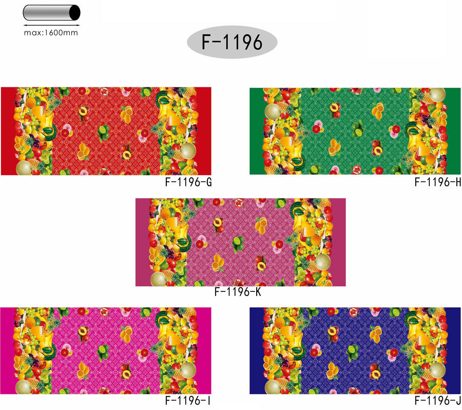 Table Cover - Printed Table Cover - Fruits Series Table Cover - F-1196-2