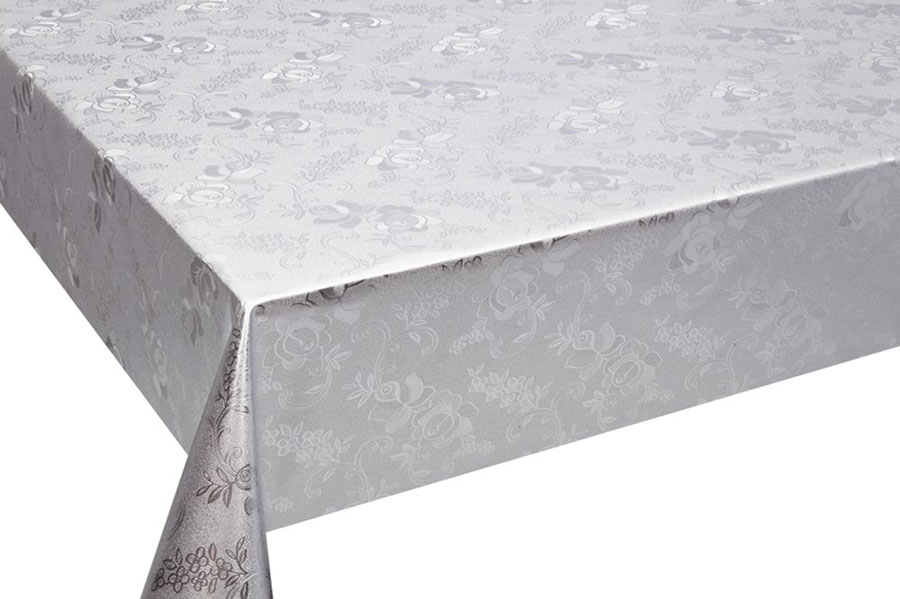 Table Cover - Gold Or Silver Table Cover - Emboss With Spunlace Backing Table Cover - F5010-1