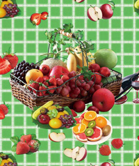 Table Cover - Printed Table Cover - Fruits Series Table Cover - F-1112