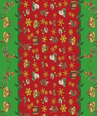 Table Cover - Printed Table Cover - Christmas Series Table Cover - F-1136
