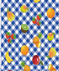 Table Cover - Printed Table Cover - Fruits Series Table Cover - F-1185