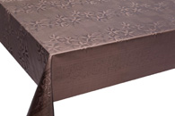 Table Cover - Gold Or Silver Table Cover - Emboss With Spunlace Backing Table Cover - F5003-6