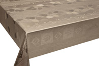 Table Cover - Gold Or Silver Table Cover - Emboss With Spunlace Backing Table Cover - F5005-3