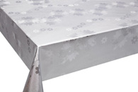 Table Cover - Gold Or Silver Table Cover - Emboss With Spunlace Backing Table Cover - F5016-1