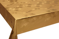 Table Cover - Gold Or Silver Table Cover - Emboss With Spunlace Backing Table Cover - F5016