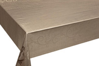 Table Cover - Gold Or Silver Table Cover - Emboss With Spunlace Backing Table Cover - F5023-3